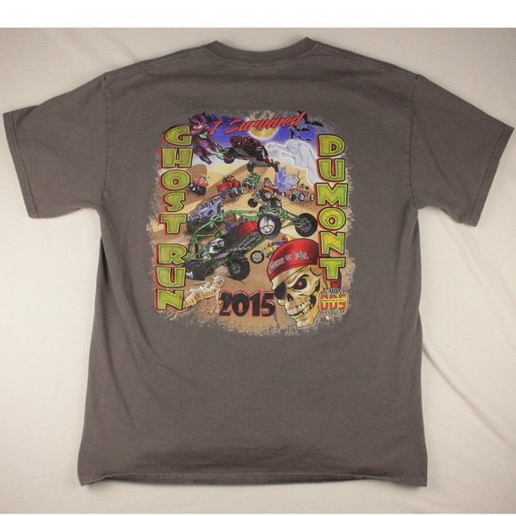 Gildan Other - Dumont Ghost Run 2015 Dune or Die Graphic T-Shirt Brown Mens Large